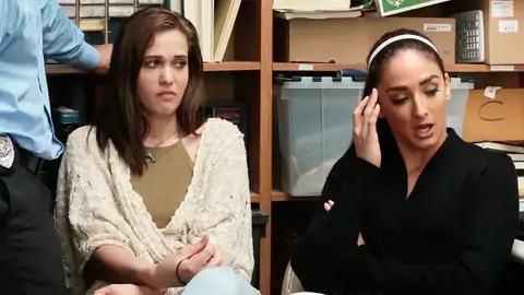 Sheena Ryder and her buddy are disciplined for stealing